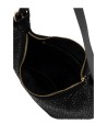 Braccialini - Beth Strass faux suede shoulder bag with a single handle