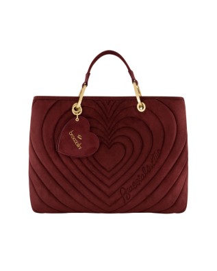 Braccialini - Beth Matelassé suede-look faux leather...