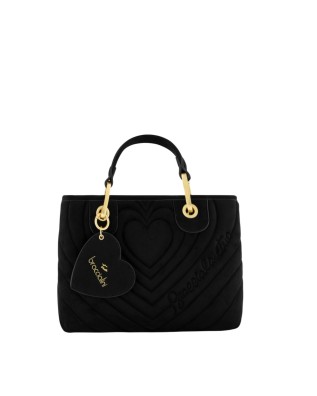 Braccialini - Beth Matelassé faux suede handbag with...