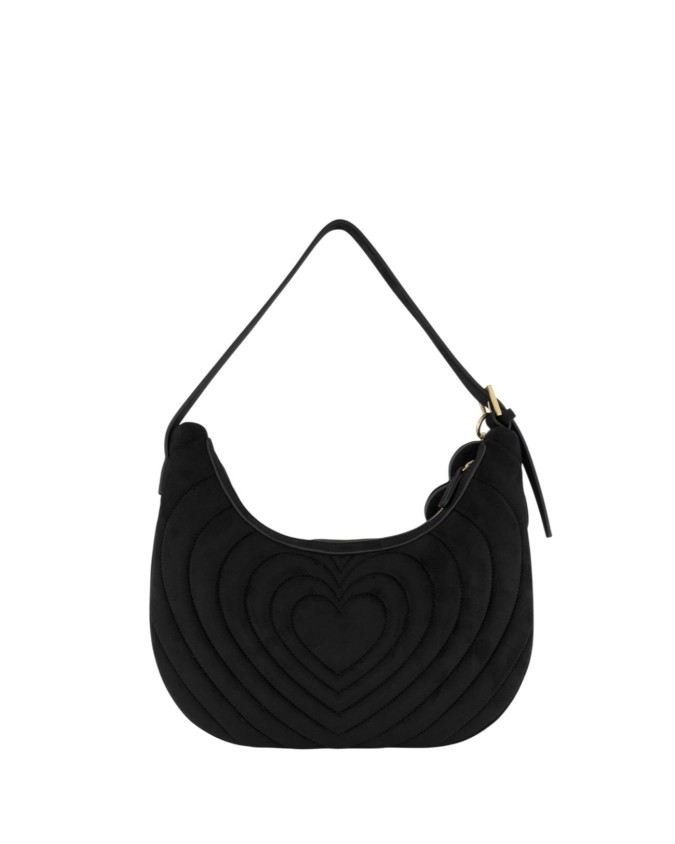  Braccialini - Borsa a spalla hobo in ecopelle scamosciata Beth