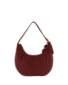  Braccialini - Borsa a spalla hobo in ecopelle scamosciata Beth