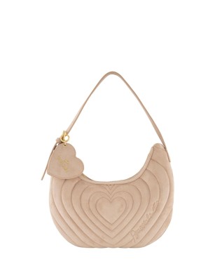 Braccialini - Beth Matelassé faux suede hobo shoulder bag...