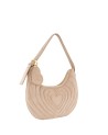  Braccialini - Borsa a spalla hobo in ecopelle scamosciata Beth