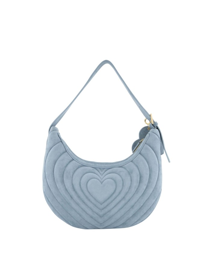  Braccialini - Borsa a spalla hobo in ecopelle scamosciata Beth