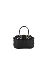 Braccialini - Faux leather handbag with a single handle and Rock studs