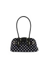 Braccialini - Top-loader bag with two faux leather handles and Rock studs
