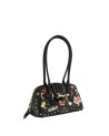  Braccialini - Borsa bauletto con due manici in ecopelle con
