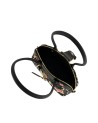  Braccialini - Borsa bauletto con due manici in ecopelle con