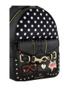 Braccialini - Zaino donna in ecopelle con borchie e tasca
