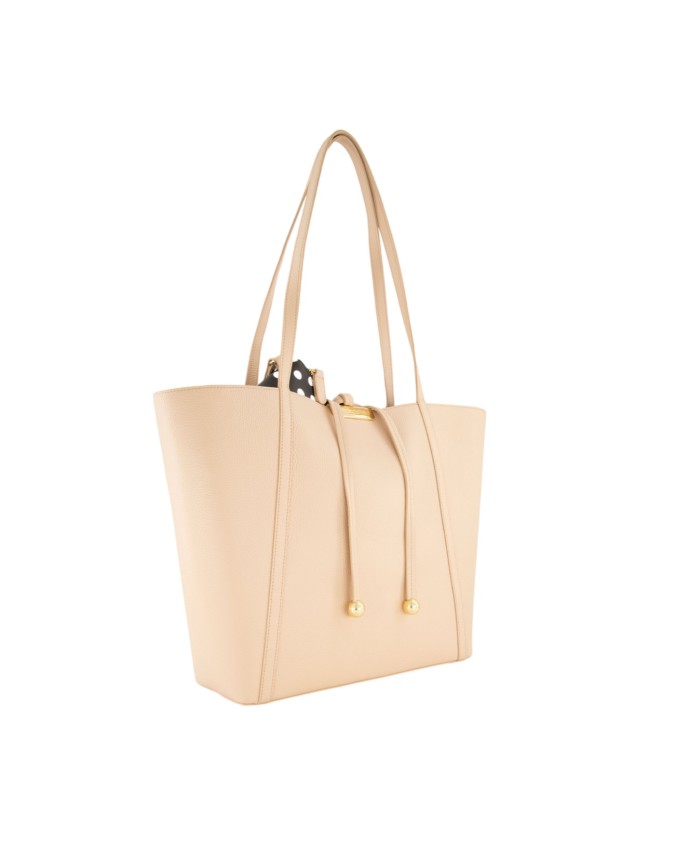  Braccialini - Borsa shopper in pelle doubleface con pochette