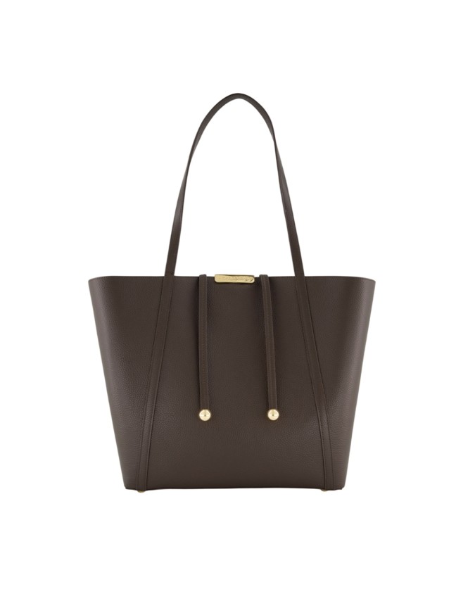  Braccialini - Borsa shopper in pelle doubleface con pochette