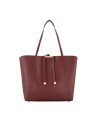  Braccialini - Borsa shopper in pelle doubleface con pochette