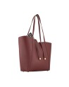  Braccialini - Borsa shopper in pelle doubleface con pochette