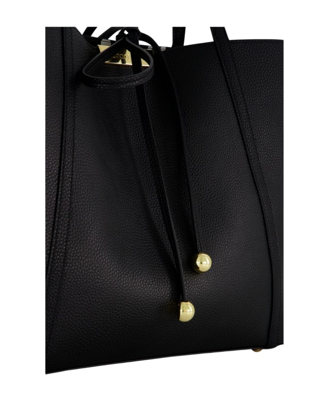  Braccialini - Borsa shopper in pelle doubleface con pochette
