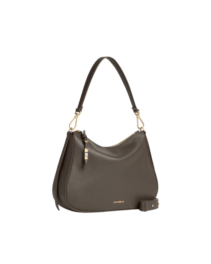 Coccinelle - Borsa a spalla media in pelle con tracolla Nory