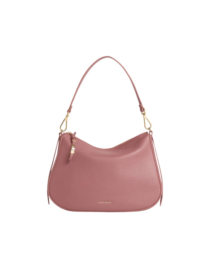 Coccinelle - Medium-sized leather shoulder bag with a shoulder