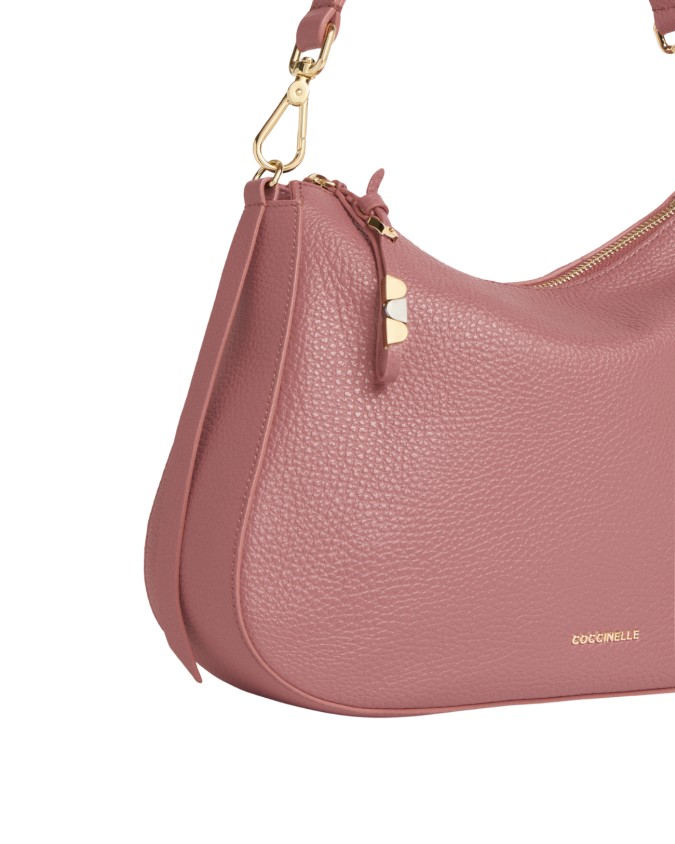 Coccinelle - Borsa a spalla media in pelle con tracolla Nory