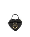  Braccialini - Mini bag a forma di cuore in pelle con tracolla