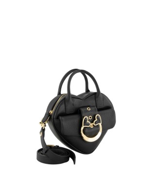 Braccialini - Mini bag a forma di cuore in pelle con tracolla 2