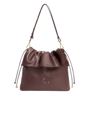  Coccinelle - Borsa a Spalla con Patta in Pelle Lidia