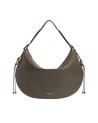 Coccinelle - Hobo-Umhängetasche aus genarbtem Leder, Größe L, Modell Thess