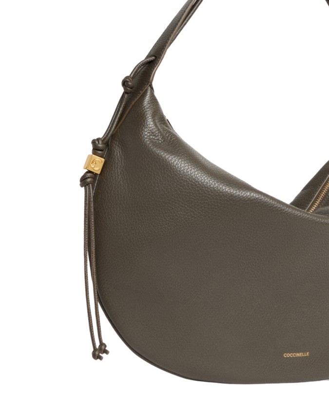Coccinelle - Leather Shoulder Bag, Size L, Thess