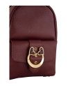 Braccialini - Women's backpack made of soft leather with a front pocket, Baroque style