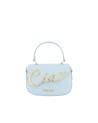 Braccialini - Size S leather handbag with flap and shoulder strap, "Ciao"