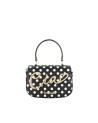 Braccialini - Size S leather handbag with flap and shoulder strap, "Ciao"