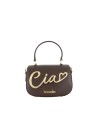 Braccialini - Size S leather handbag with flap and shoulder strap, "Ciao"