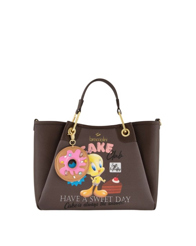 Braccialini - Faux leather handbag...