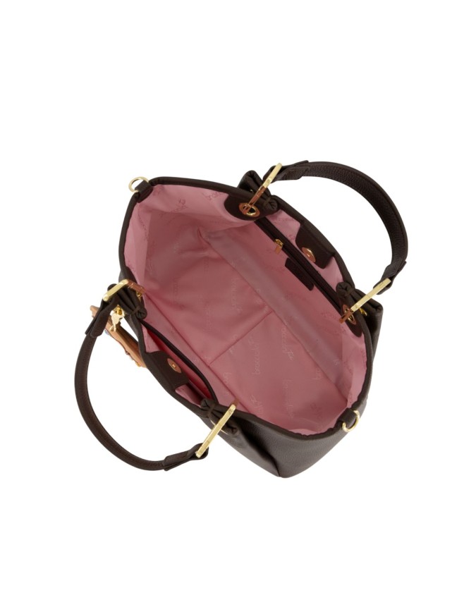  Braccialini - Borsa a mano in ecopelle con stampe Looney Tunes