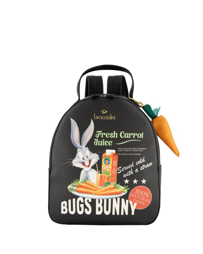  Braccialini - Zaino donna in ecopelle stampa Looney Tunes Amy