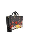 Braccialini - Handtasche, Größe L, aus Kunstleder mit Looney-Tunes-Aufdruck: Beth LT Allfriend