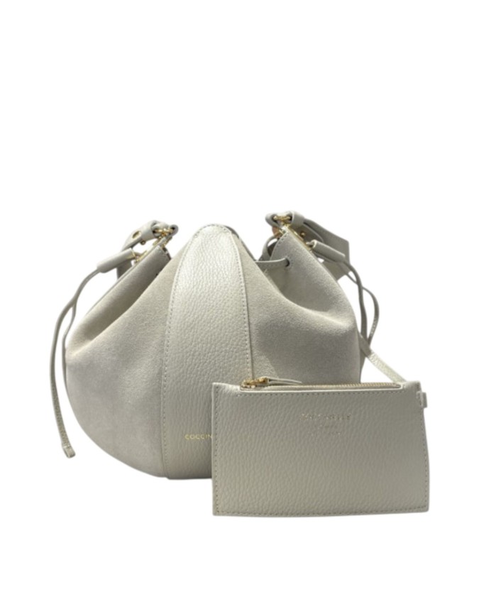 Coccinelle - Boom – Beuteltasche aus Leder und Wildleder