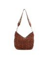 Campomaggi - Beth Size M Woven Leather Shoulder Bag