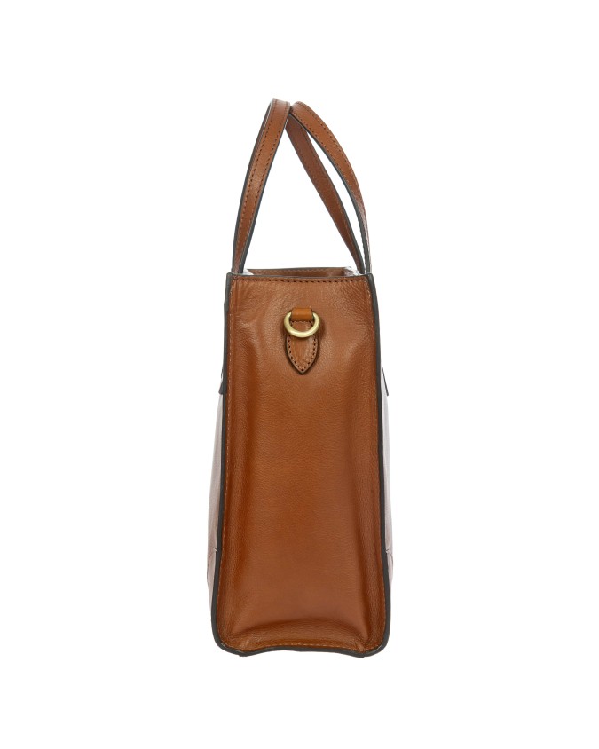 Bric's - Small Opera Volterra Leather Handbag with Shoulder