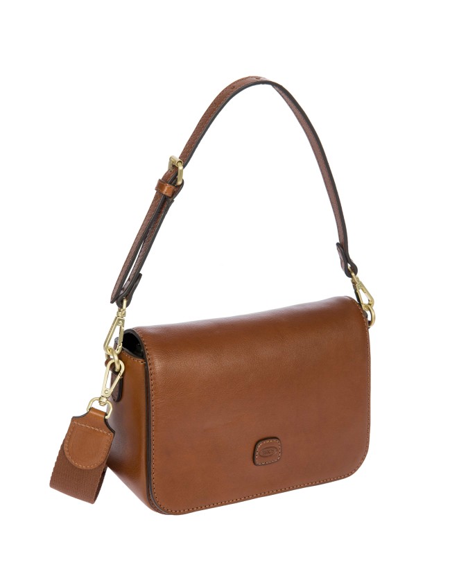 Bric's - Volterra Leather "Postina" Shoulder Bag with Shoulder