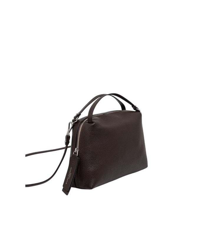  Gianni Chiarini - Borsa a tracolla grande in pelle con doppi