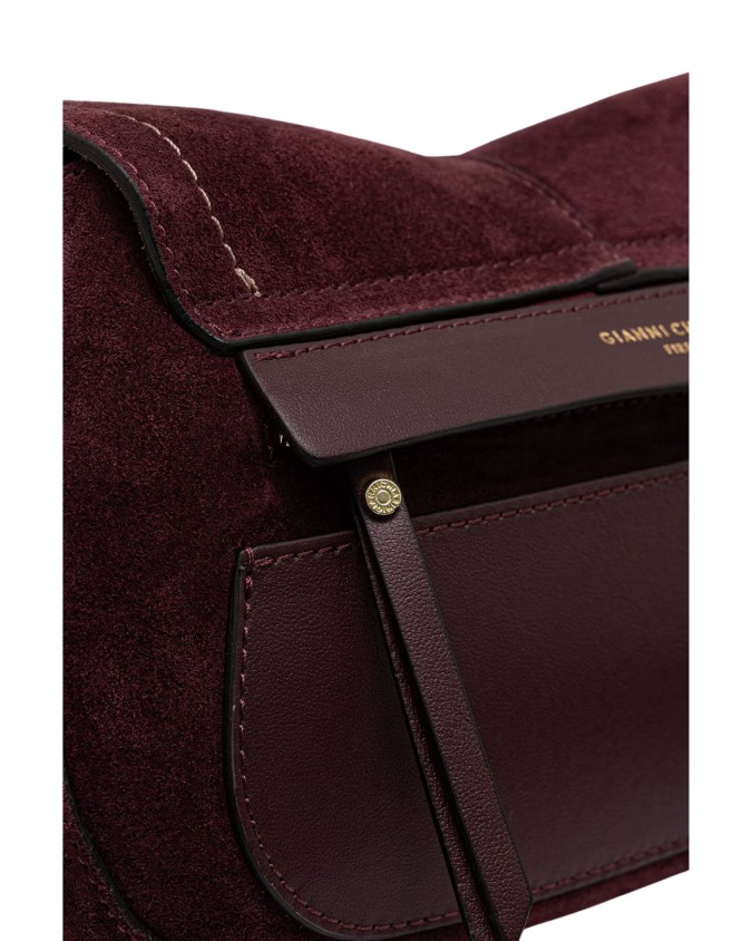  Gianni Chiarini - Borsa a spalla in pelle scamosciata con