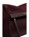 Gianni Chiarini - Umhängetasche aus Wildleder mit Klappe und Schulterriemen, Größe M, Modell Helena Round