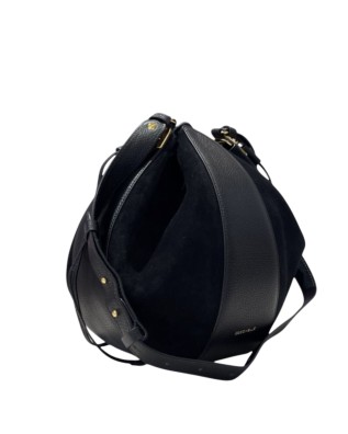  Coccinelle - Borsa a secchiello in pelle e camoscio Tg.  2