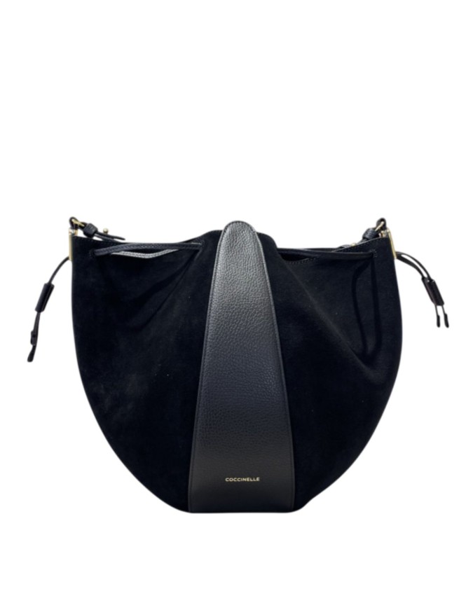 Coccinelle - Beuteltasche aus Leder und Wildleder, Größe M