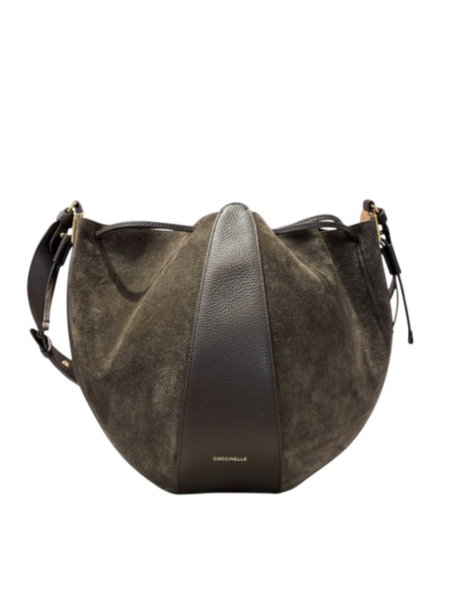 Coccinelle - Beuteltasche aus Leder und Wildleder, Größe M