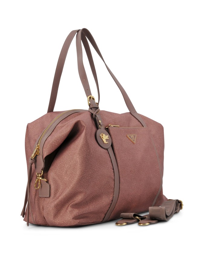 Ynot – Damen-Wochenendtasche aus Stoff und Kunstleder Cloud