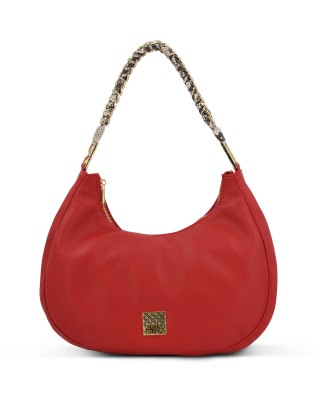  Ynot - Borsa a spalla hobo in ecopelle Large Rachel