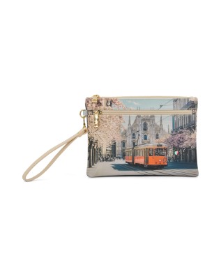  Ynot - Pochette a bustina con polsiera e tasca frontale Tg. 