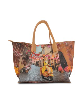  Ynot - Borsa a spalla con doppio manico Tg.  2