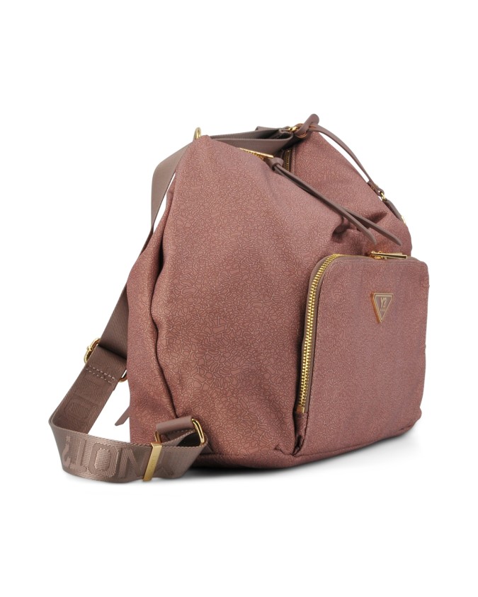 Ynot – Mittlere Rucksacktasche aus Stoff mit Logo und