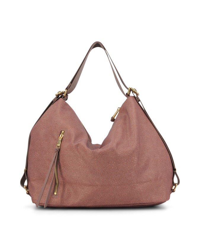 Ynot – Mittlere Rucksacktasche aus Stoff mit Logo und